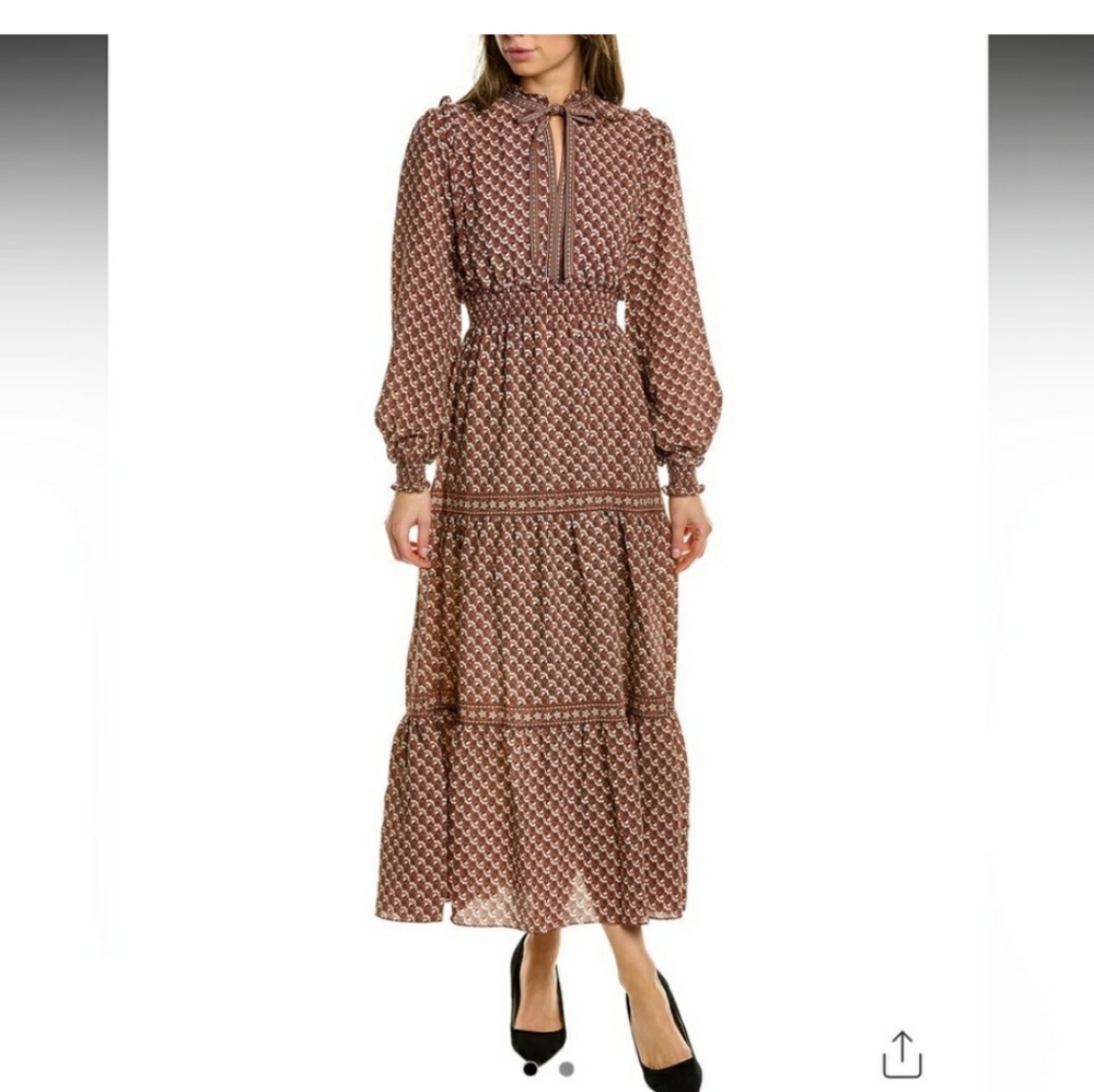 Max Studio Oak Smock Waist dress